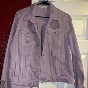 Lavender/Purple Jean Jacket